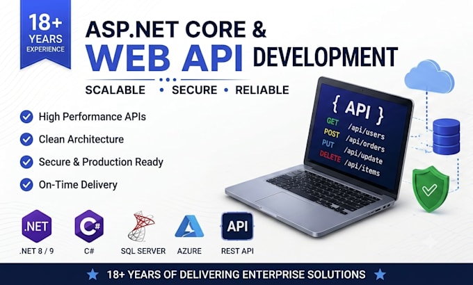 develop scalable asp net core applications and web apis