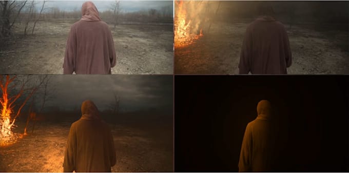 create fire and smoke explosion, 3d vfx animation, cgi compositing visual effect