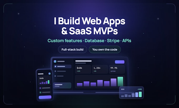 build your micro saas mvp and full stack web app ready to launch