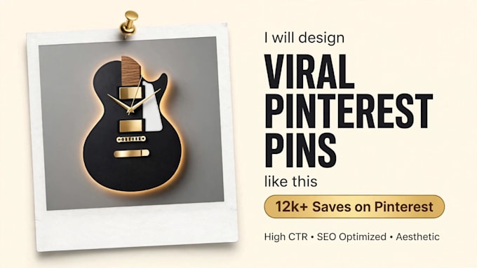 create 5 viral pinterest pins, graphics ,designs in canva
