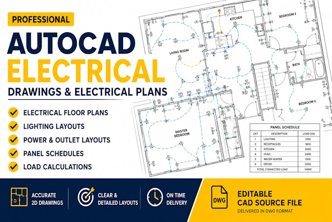 create autocad electrical drawings electrical plans and cad drafting in houston