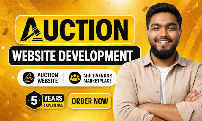 build auction, bidding and multivendor ecommerce website