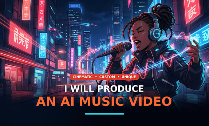 produce  an ai music video