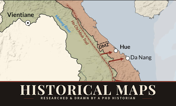 create custom historical maps for books, videos and research