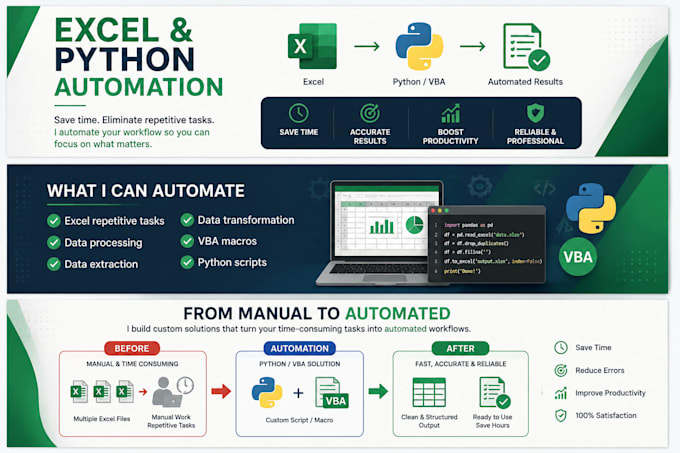 automate your excel tasks and data processing with python