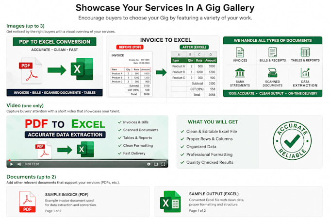 convert PDF to excel with accurate data extraction