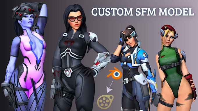 port, create, fix blendshapes, sfm model, gmod playermodel, l4d2, tf2, vrchat
