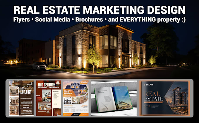 design a professional real estate flyer
