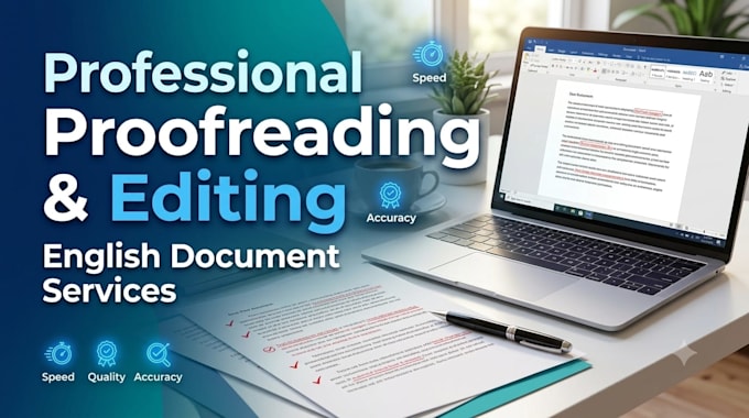 proofread and edit your english documents professionally