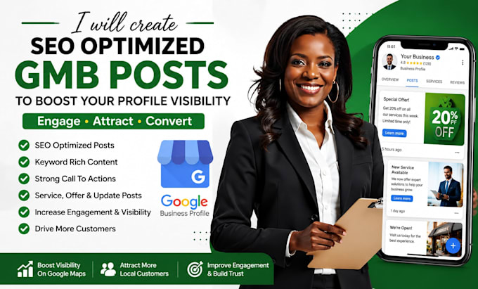 create SEO optimized gmb posts to boost your profile visibility