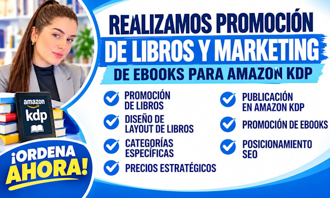 realizamos promoción de libros y marketing de ebooks para amazon KDP