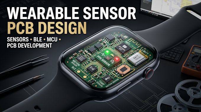 wearable sensor pcb, fitness tracker and smart wearable electronics