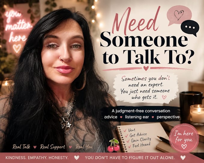 provide a compassionate listening ear for you