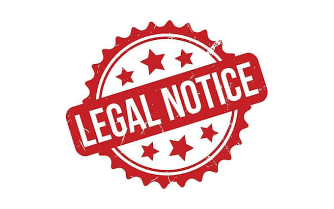 draft a professional legal notice