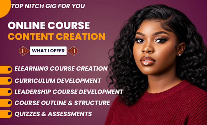 create professional elearning course, leadership course, and educational course