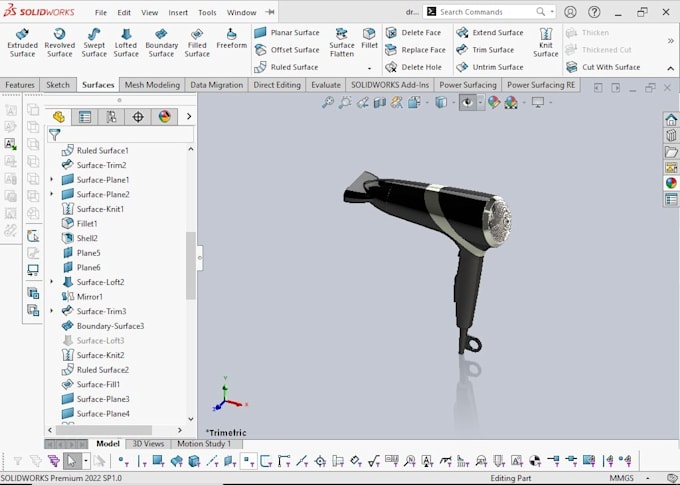 create product rapid prototype 3d cad model using solidworks for 3d printing