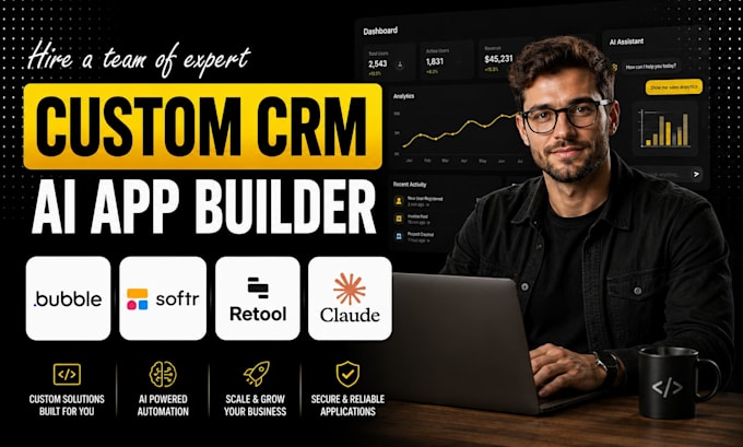 develop custom crm with ai app builder
