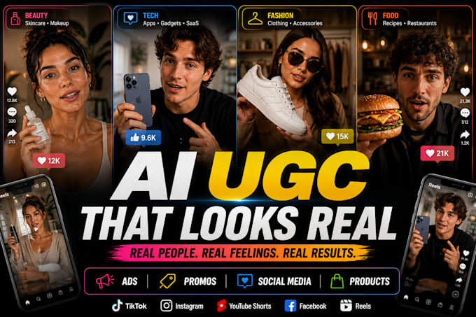 create realistic ai ugc video ads for your product or brand