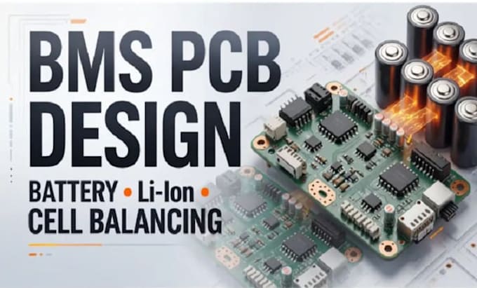 design bms pcb, battery management system and lithium battery circuits