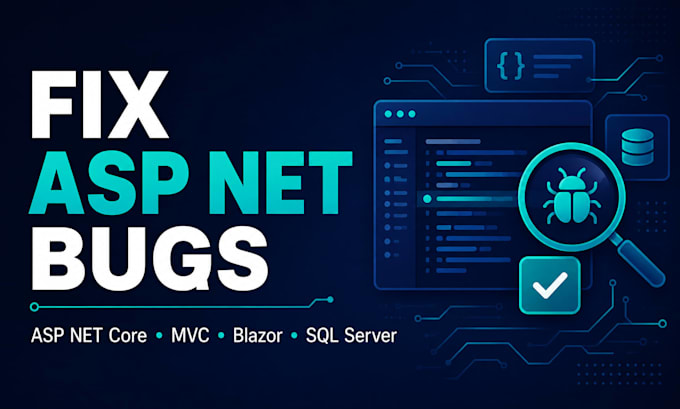 fix asp net core mvc blazor and sql server bugs