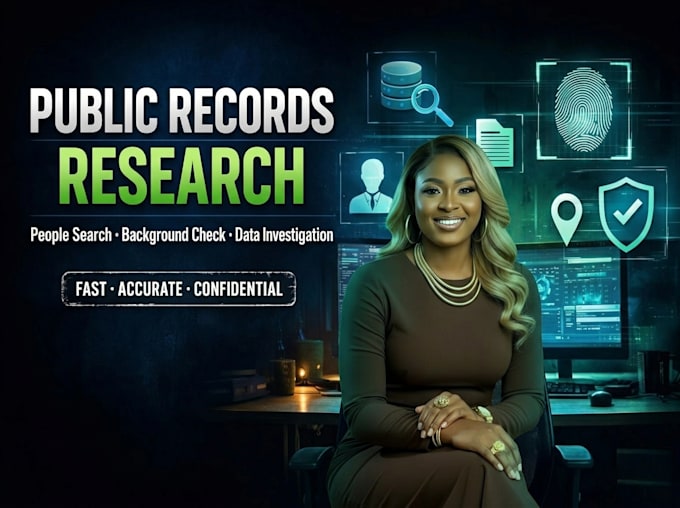 do public records and people search research