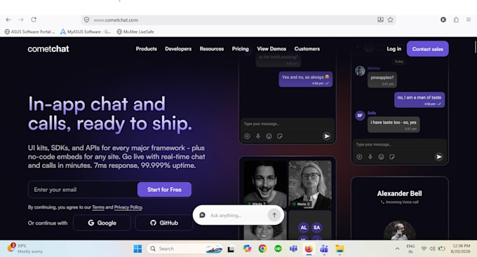 fullstack developer web app