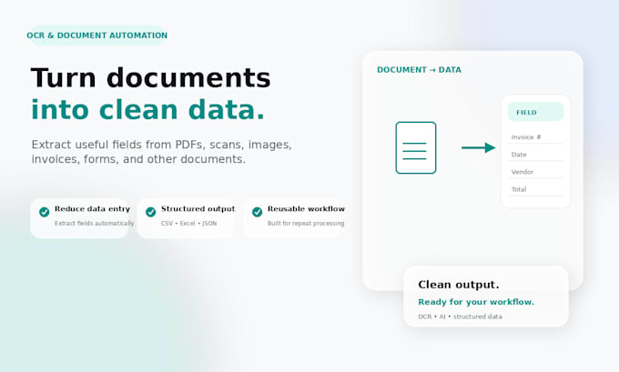extract data from pdfs images and documents using ocr