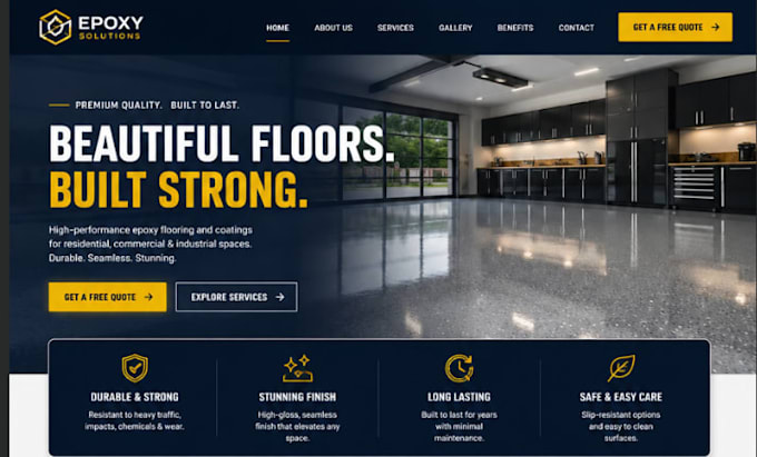build squarespace epoxy website wix epoxy flooring epoxy coating website