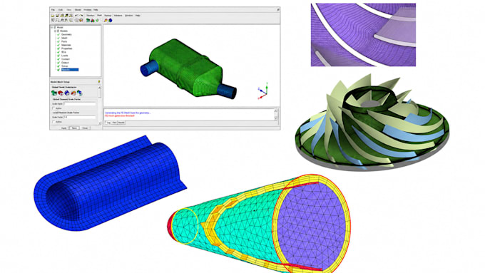 perform cfd simulation, fluid flow and thermal analysis