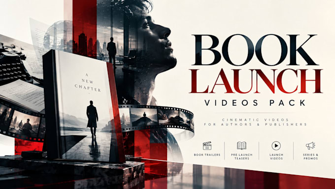 create launch videos pack for your book