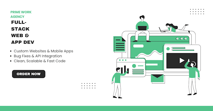do custom web development, mobile app dev, or fix bugs