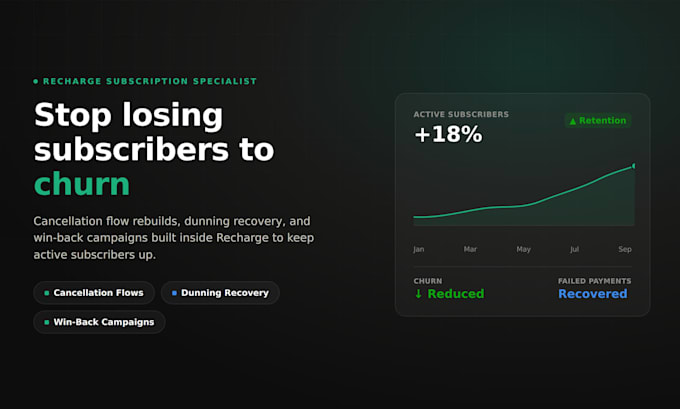 optimize your recharge subscription flows to reduce churn