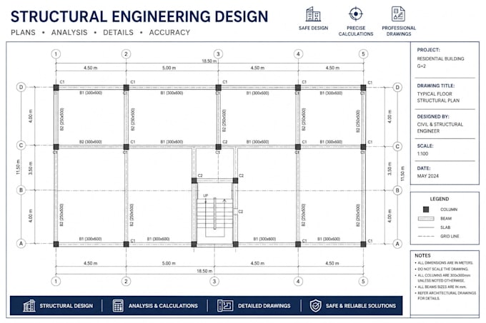 do and design civil and structural analysis