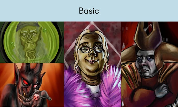design and draw your character or creature