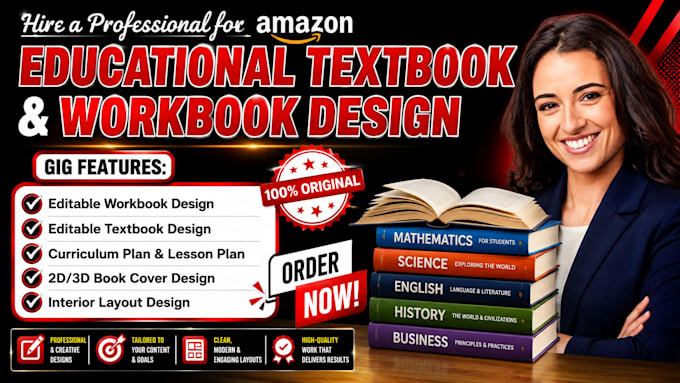 format and design educational textbook, educational workbook, curriculum plan
