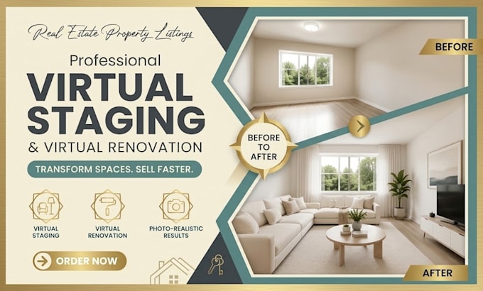 do virtual staging virtual renovation real estate staging property listing
