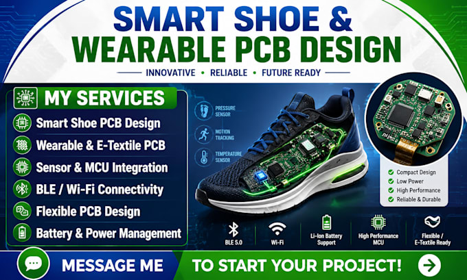 do smart shoe electronics e textile pcb sensor wearable smart device pcb