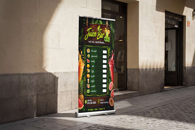 design professional menu, flyer, or graphic design