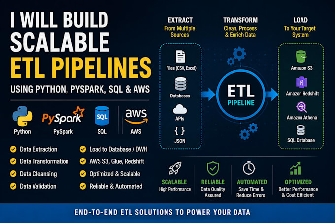 provide end to end etl services