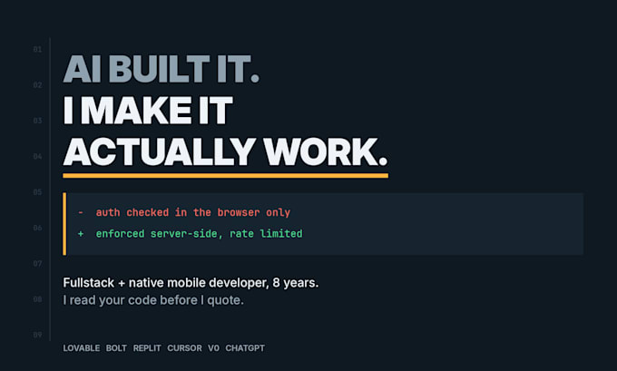 turn your ai coded prototype into a production app