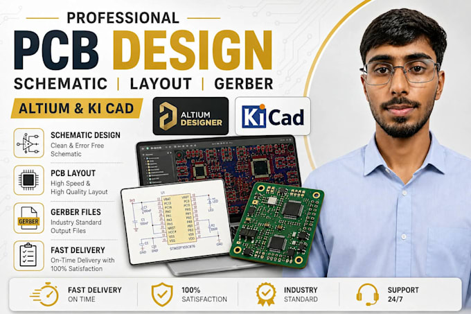 design professional pcb in altium and kicad