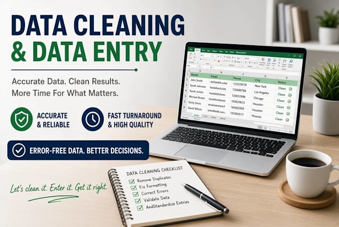 do data entry, microsoft excel, and PDF to excel conversion