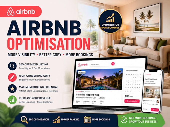 optimize airbnb vrbo vacation rental website property management
