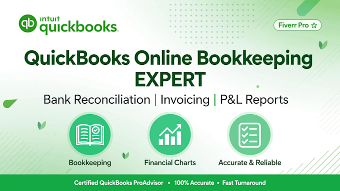 do quickbooks online cleanup and bank reconciliation for US