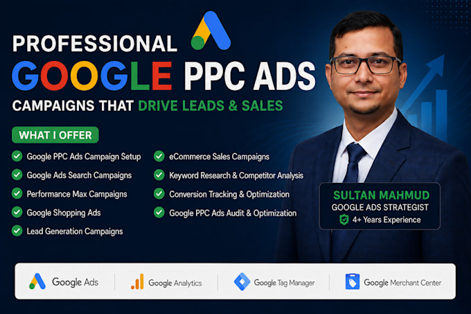 setup professional campaigns for google PPC ads