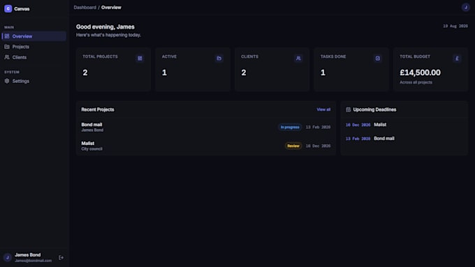 build a full stack saas dashboard with nextjs and supabase