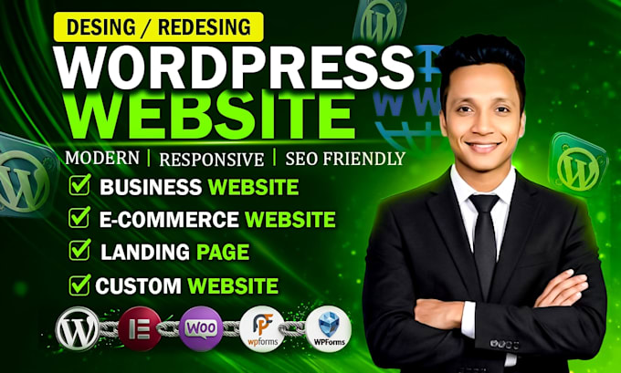 build a responsive wordpress e commerce website using elementor
