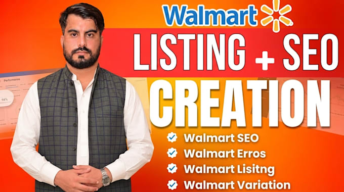 create and optimize walmart listings, walmart SEO, variations and wfs