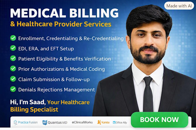 do medical billing, payment posting, denial handling