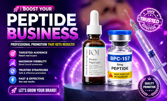 run approved telegram ads, peptide promotion grow peptide telegram group users